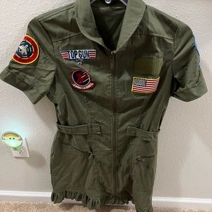 TopGun Halloween Costume - Ladies Size L